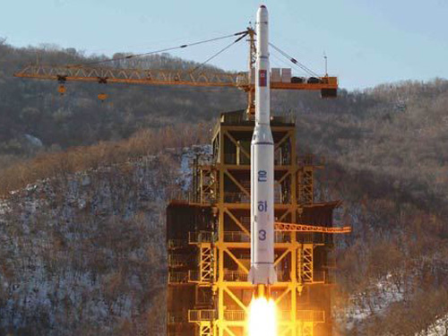 Vụ phóng tên lửa hồi tháng 12.2012 của Triều Tiên.